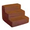 Pet Adobe Pet Adobe High Density Foam Stairs 3 Step Design, Ramp for Small Dogs, Cats with Cover, Brown 330378VSG - alternate 5